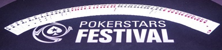 2017 PokerStars Festival London felt with cards